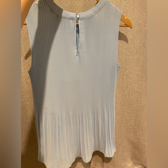 Adrianna Papell Pleated Sleeveless Tank Top - Picture 4 of 5